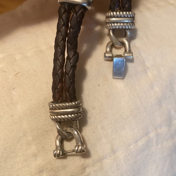 Vintage Brighton Savanna watch silver plate & brown leather strap # E - Picture 13 of 13